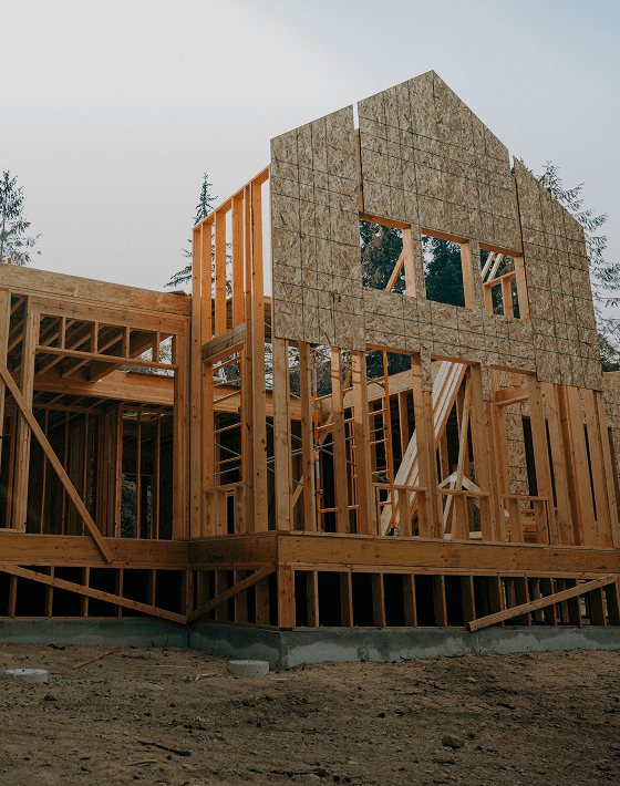 Modern dining room with minimalist decor.