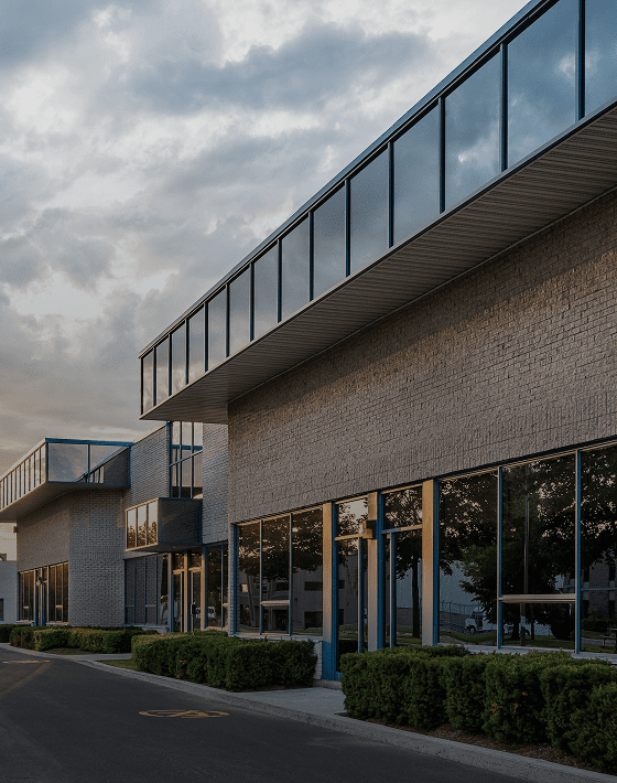 Large suburban house with a triple garage.